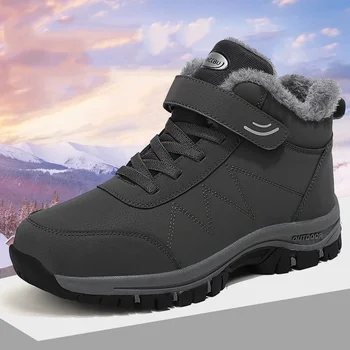2023 Cizme de Iarna Barbati Femei Alunecare pe Pantofi de Iarna pentru Bărbați Impermeabile Cizme Glezna Cizme de Iarna de sex Masculin Zăpadă Botines Bocanci