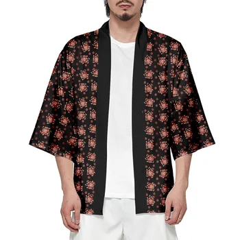 Imprimare De Moda Supradimensionate Cămașă Tradițională Japoneză Haori Femei Bărbați Plaja Yukata Streetwear Cardigan Kimono Din Asia De Îmbrăcăminte