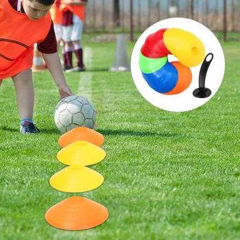 Mingi de fotbal Logo-ul Plăcii de Formare Con Fotbal Obstacol Conuri pentru Sport Agilitate Obstacole