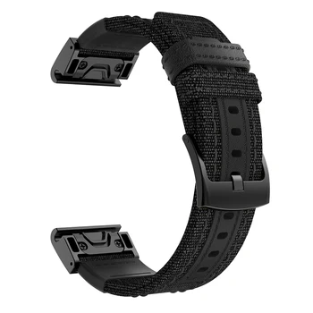 Pentru Garmin Fenix 5X 5 Plus Trupa Încheietura mâinii Curea 22mm 26mm Rapid Easyfit Piele Nylon Watchband Pentru Garmin Fenix 7X/3 ore si 3 ore Brățară