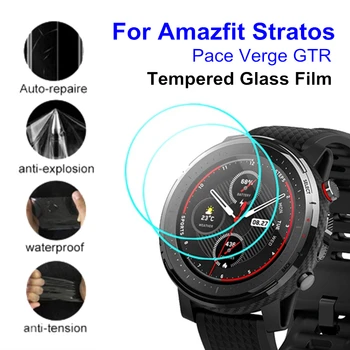 2 buc TPU Screen Protector Film de Acoperire Pentru Amazfit Stratos 3 2 HD Folie Protectoare din Sticla Temperata Pentru GTR 4/3/47mm/42mm Ceasul Inteligent