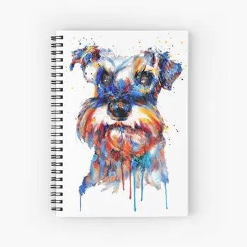Câine Model de Design Spirală Notebook 120 De Condus de Pagini Student Jurnal de Design de Moda Notă Carte pentru Școală Office Home Cadouri
