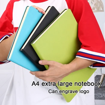 (Logo-Ul Poate Grava) A4 Grosime Capac Greu Notebook, Elev Subiect Notebook, Notepad Mare, Întâlnire De Afaceri Minute, Căptușite Pagini