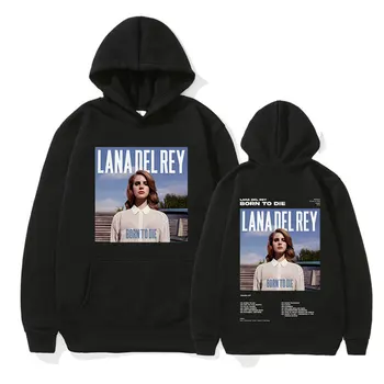 Cantareata Lana Del Rey Hoodie-A Născut Să Moară Muzica Ablum Hanorac De Moda Hip Hop Jachete Bărbați Femei Pulover Hoodies Y2k Streetwear