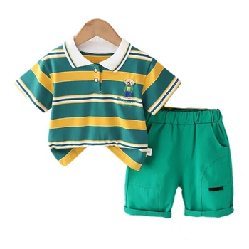 Noi de Vara Fete pentru Copii Haine Copilul Costume Copii Boys T-Shirt, pantaloni Scurți 2 buc/Seturi de Copil Casual Costum Copii Sport