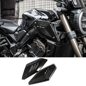Negru lucios Motocicleta Cadru Panou Lateral Garda de Acoperire Coajă Țeavă de Admisie Protector pentru Honda CB650R 2019 2020 2021