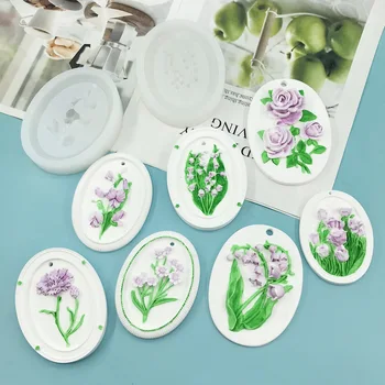3D Flori de Mucegai Silicon Săpun de Casă Hortensie Camellia Floare Gips Aromoterapie Listarea Rășină Mucegai Lumânare DIY Bijuterii