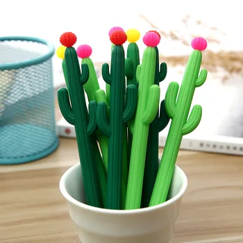 1 Bucată Coreean Papetărie Drăguț Kawaii Cactus Gel Stilou De Birou Rechizite Școlare Se Ocupe De Romanul Cadou Creativ Aleatoare Transporturi