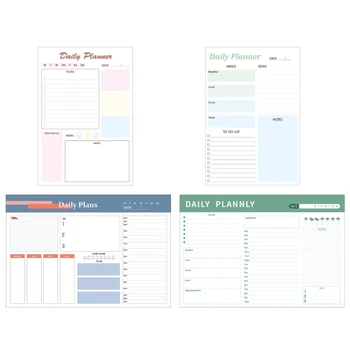 Dropship Birou Planificatorul de a Face Lista de zi cu Zi Plan de Notepad Rupe Planificator de zi cu Zi Notepad Nedatat Foaie Planificator Program