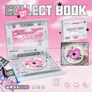 MINKYS Retro DVD Kpop Photocards Colecta de Carte Kpop Liant Capacul Notebook-uri Jurnal Agenda Planner Școala de Papetarie