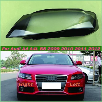Pentru Audi A4 A4L B8 2009-2012 Far Acoperire Lentile Transparente abajurul Faruri Shell Plexiglas Înlocui Abajur Original