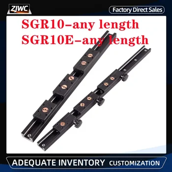 Negru built-in dual-axe de ghidare liniare 28mm SGR10/SGR10E slide rail SGB10 bloc axei optice fotografie utilaje pentru prelucrarea lemnului