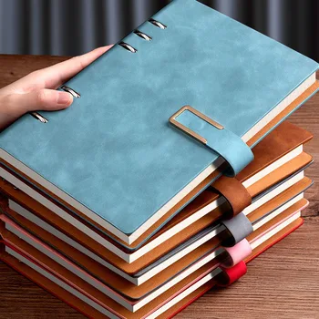 60 De Foi De Afaceri Notebook Catarama Notebook-Uri Multi-Color Îngroșat A5/A4/B5 Din Piele Pu Liant Notebook Rechizite