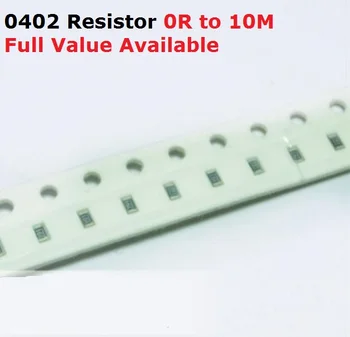 500PCS/lot SMD Chip 0402 Rezistor 620K/680K/750K/820K/910K/Ohm 5% Rezistență 620/680/750/820/910/K Rezistențe Transport Gratuit