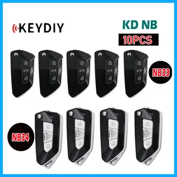 10buc KEYDIY KD NB33 Cheie de la Distanță Masina NB34 3 Butonul Multifuncțional Cheie de la Distanță pentru VW Stil KD900/KD-X2/KD-MAX MINI Cheie Programator
