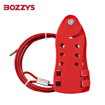 BOZZYS Economice Cablu Dispozitiv de Blocare Pește-forma cu 4MM*1.8 M Cablu din Oțel Inoxidabil pentru Revizia Echipamentelor de Întreținere BD-L21