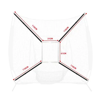 Reglabil Strike Zone Țintă pentru Baseball Net Practica Aruncarea și Lovirea cu Precizie,pentru 6X6,7X7, 8X8 sau Picior Plase Reglabil Strike Zone Țintă pentru Baseball Net Practica Aruncarea și Lovirea cu Precizie,pentru 6X6,7X7, 8X8 sau Picior Plase 5